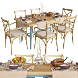 Dinette wooden provence